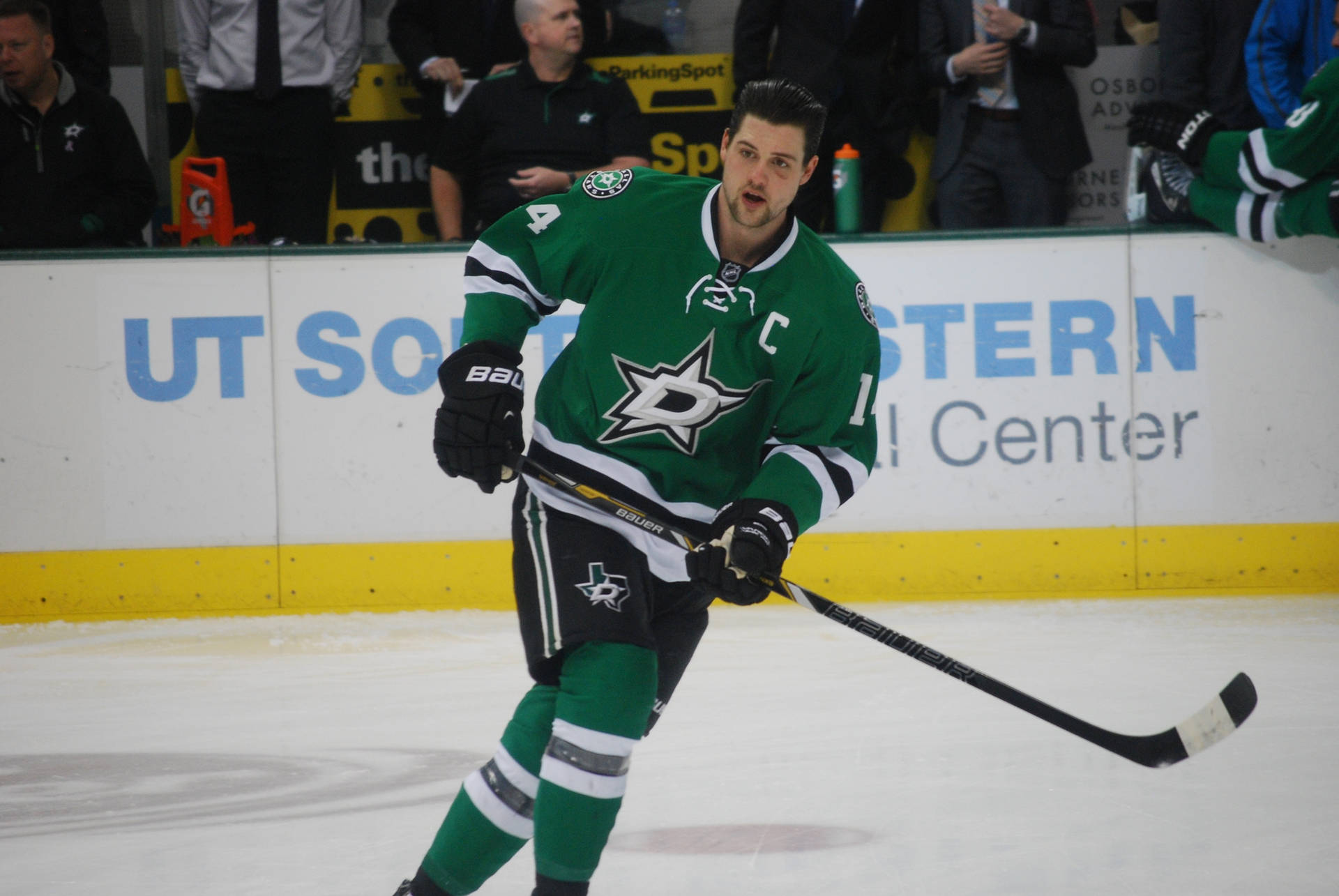 Jamie Benn, The Dallas Stars' Powerhouse, Without Helmet