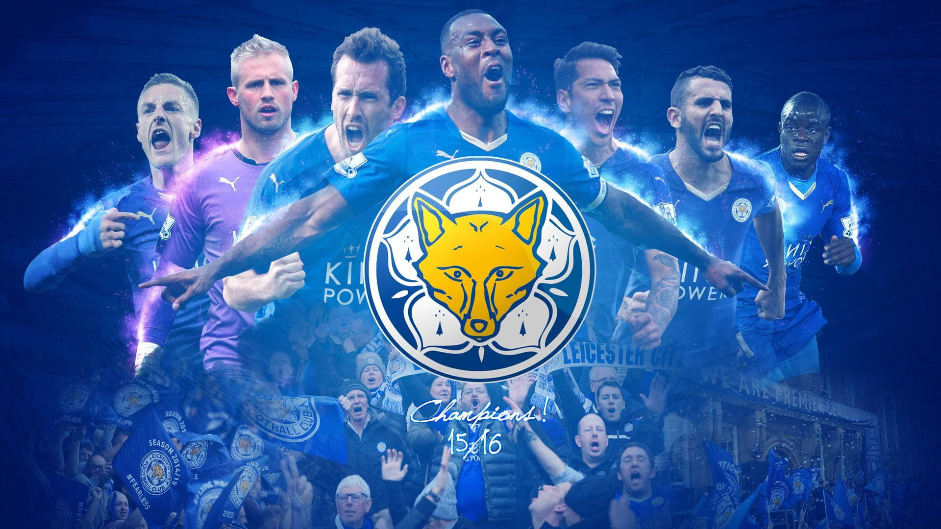 Jamie Vardy Champions 2016 Leicester Background