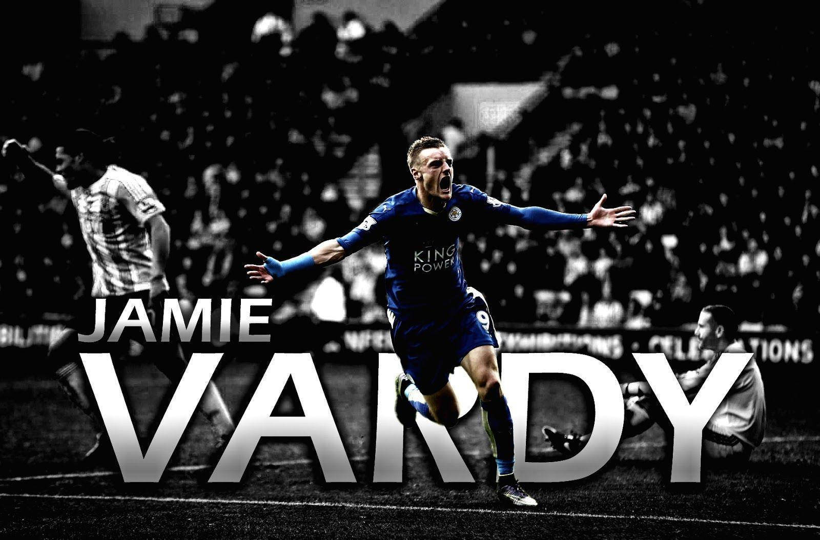 Jamie Vardy Dark Background Background