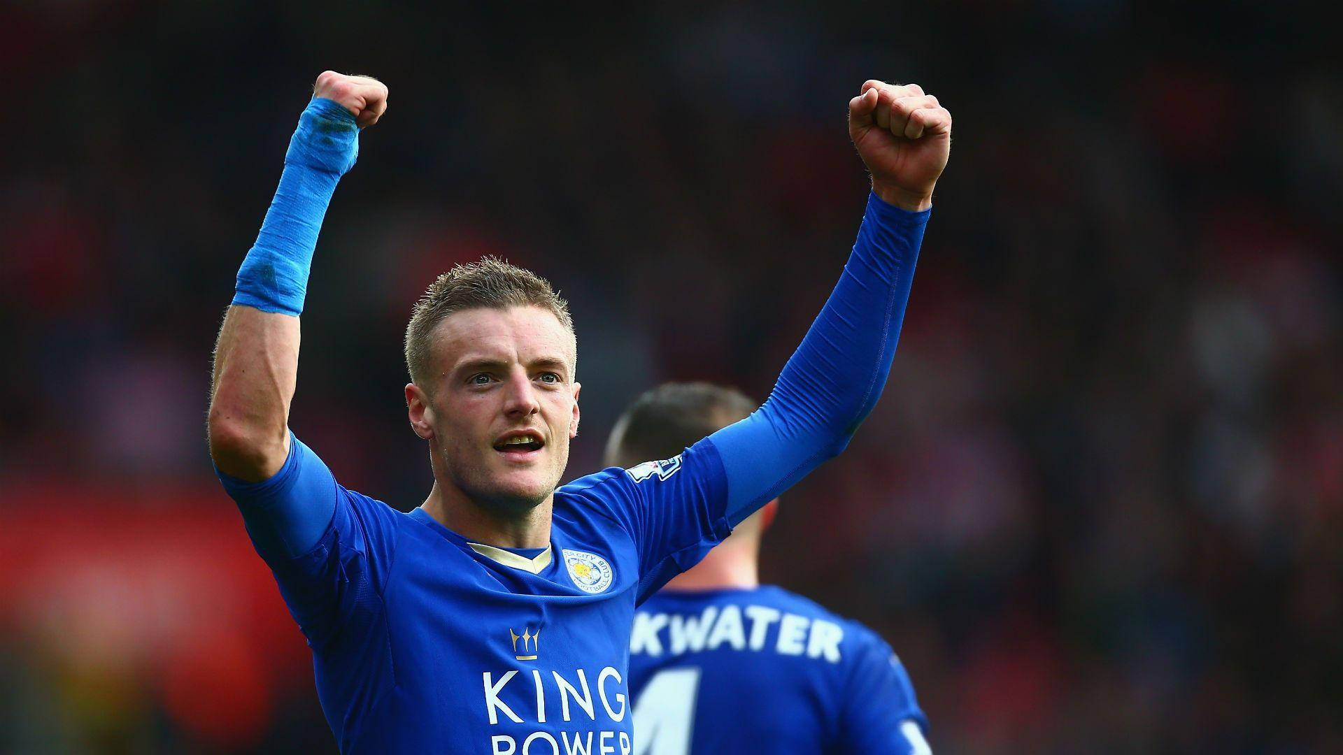 Jamie Vardy Looking Strong Arms