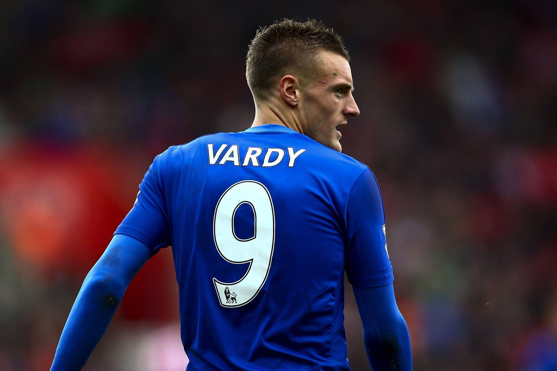 Jamie Vardy Seemingly Angry Background