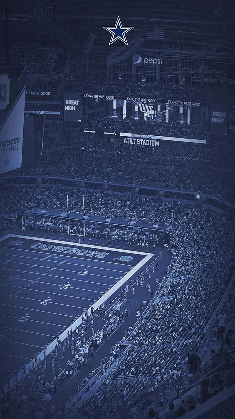 Jampacked Stadium Of Dallas Cowboys Iphone