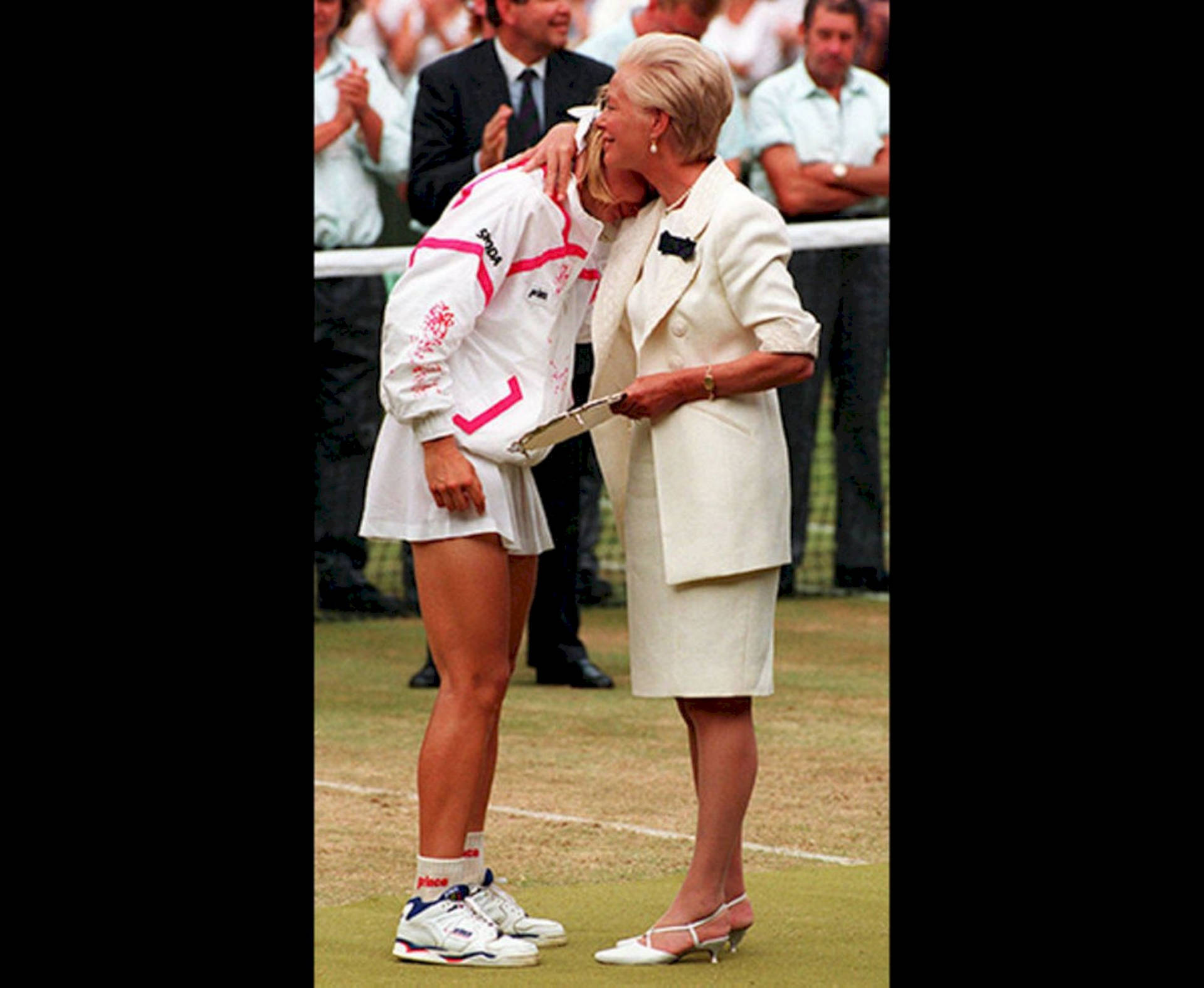 Jana Novotna And Duchess Of Kent Background