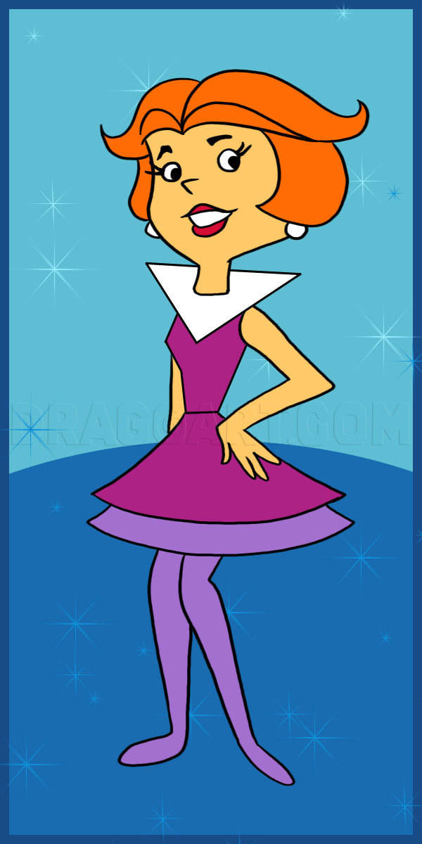 Jane Jetson Full Body The Jetsons Background