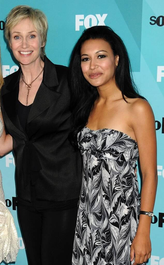 Jane Lynch And Naya Rivera Glee