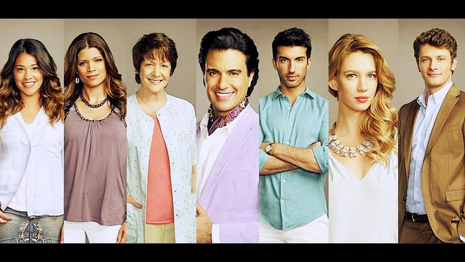 Jane The Virgin Cast Members Collage Background