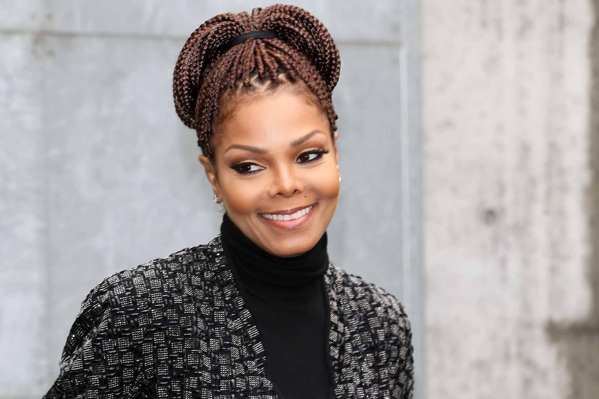 Janet Jackson In Giorgio Armani 2013 Background