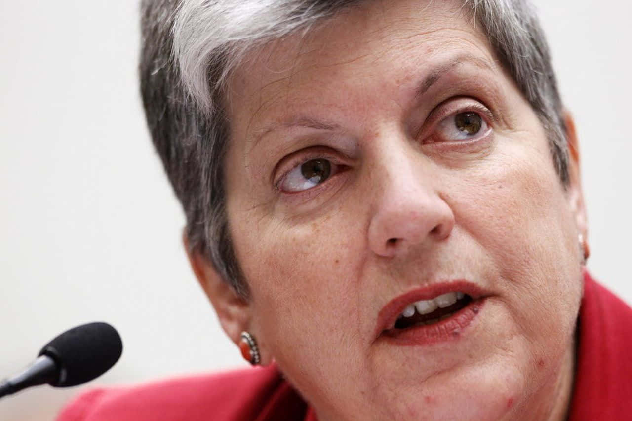 Janet Napolitano Close-up Background