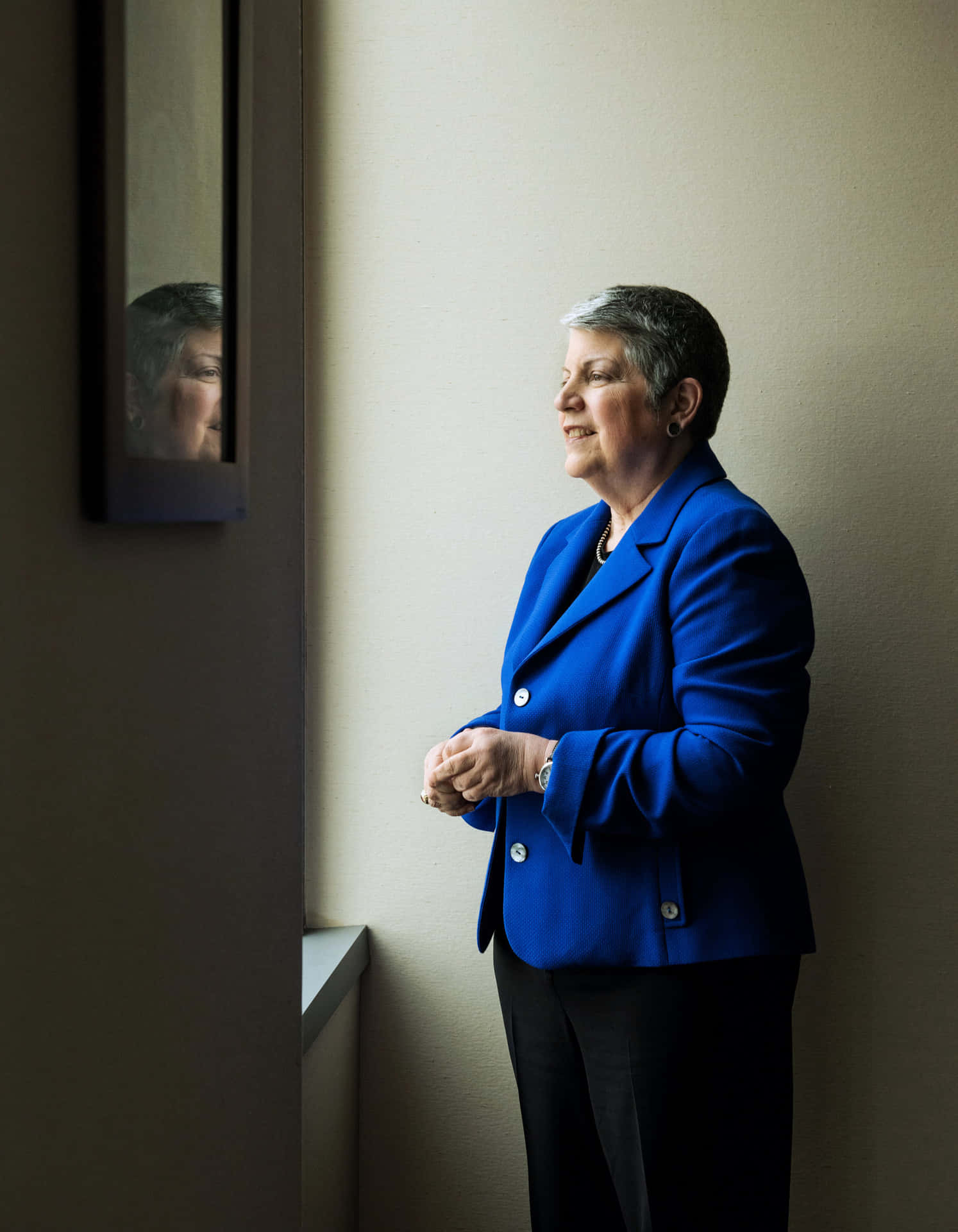 Janet Napolitano Stolen Shot Background