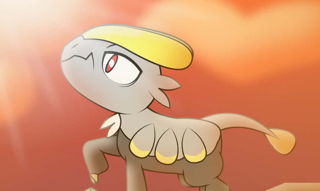 Jangmo-o On Orange Background