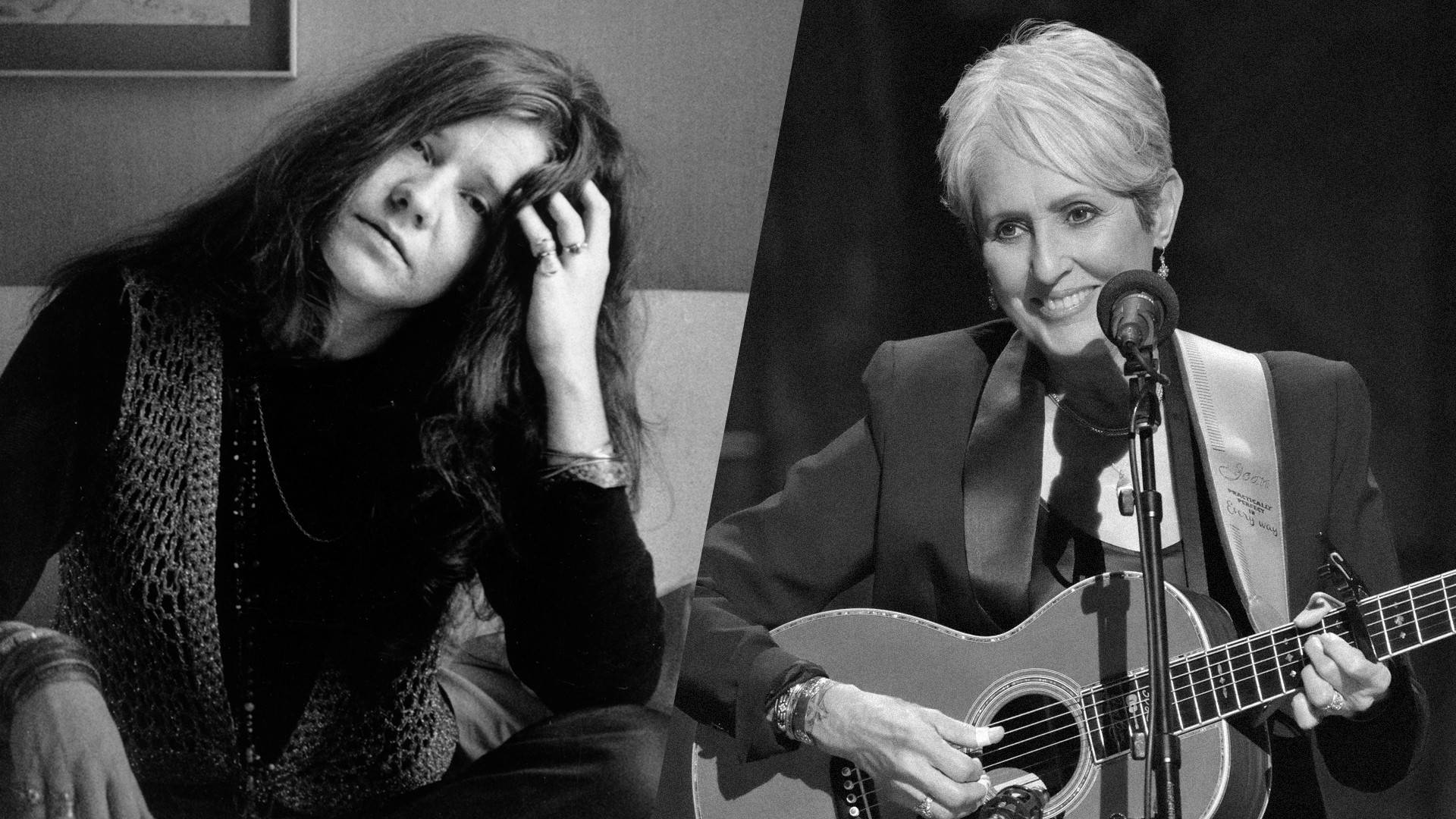 Janis Joplin And Joan Baez Background