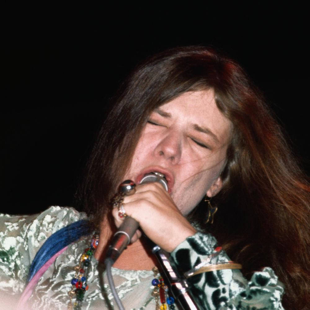 Janis Joplin Concert Snap Background