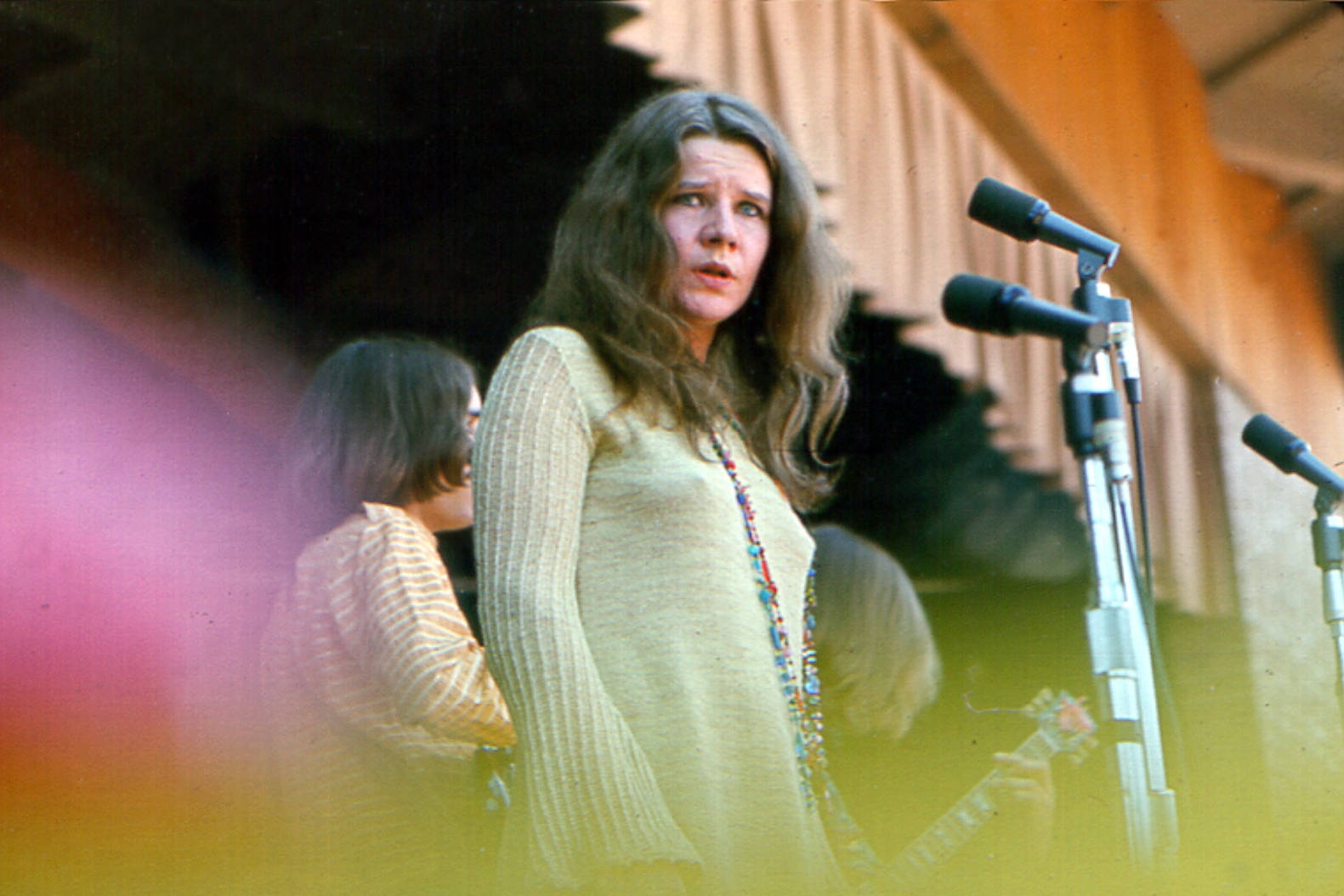 Janis Joplin Nostalgic Photos Background