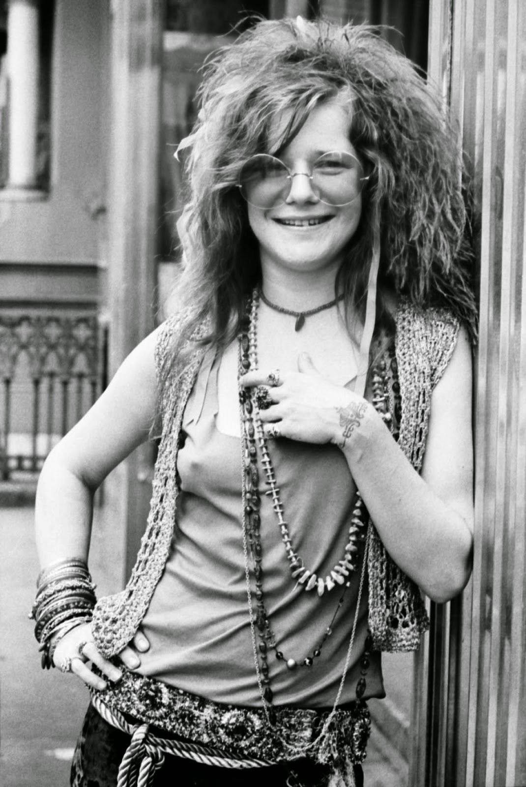 Janis Joplin Punk Attire Background