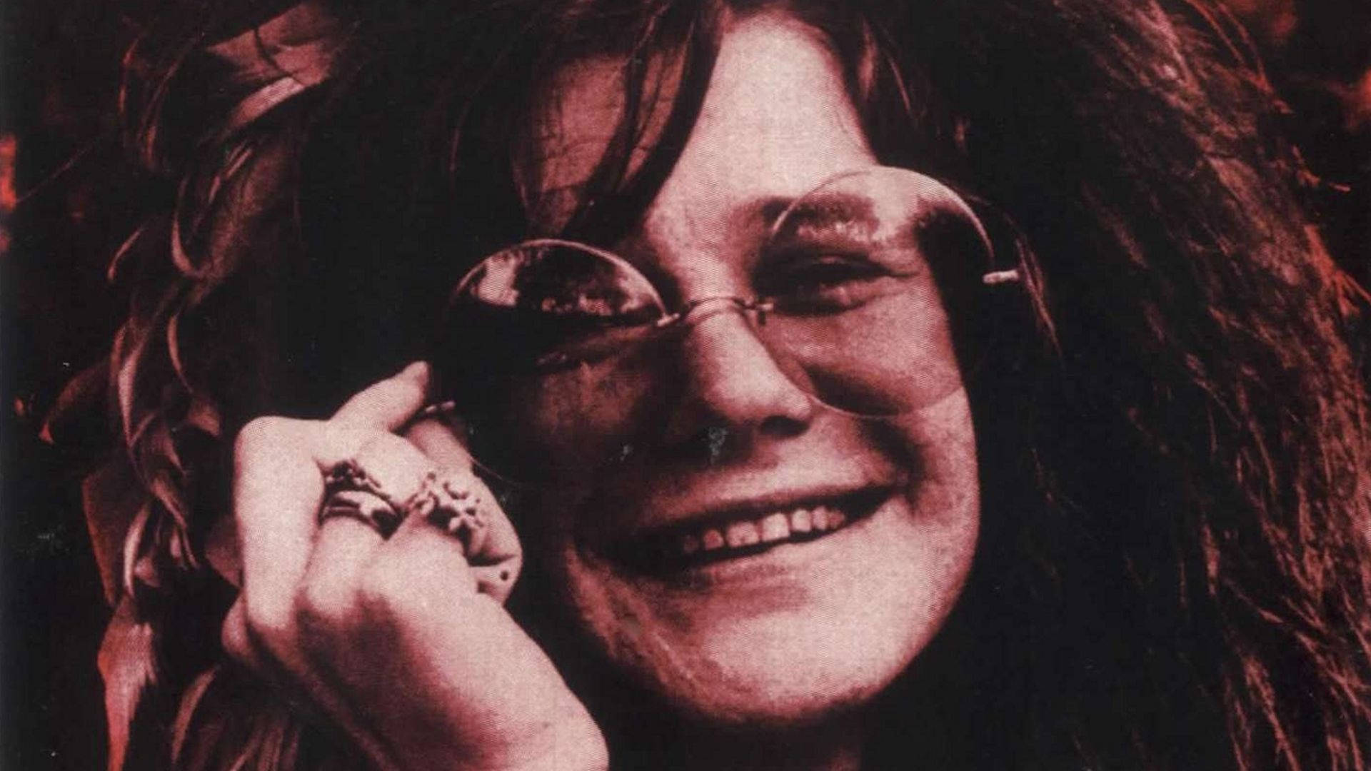 Janis Joplin's Vintage Verve - The Essence Of Psychedelic Era Music Background