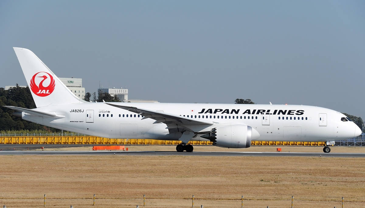 Japan Airlines Airplane Runway