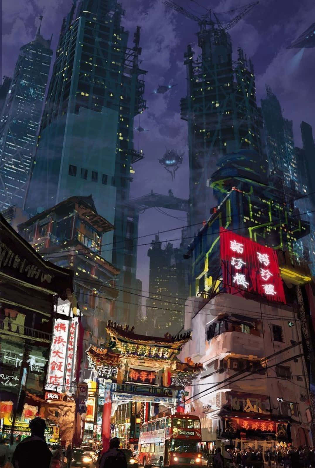Japan Anime 1987 Neo Tokyo Background