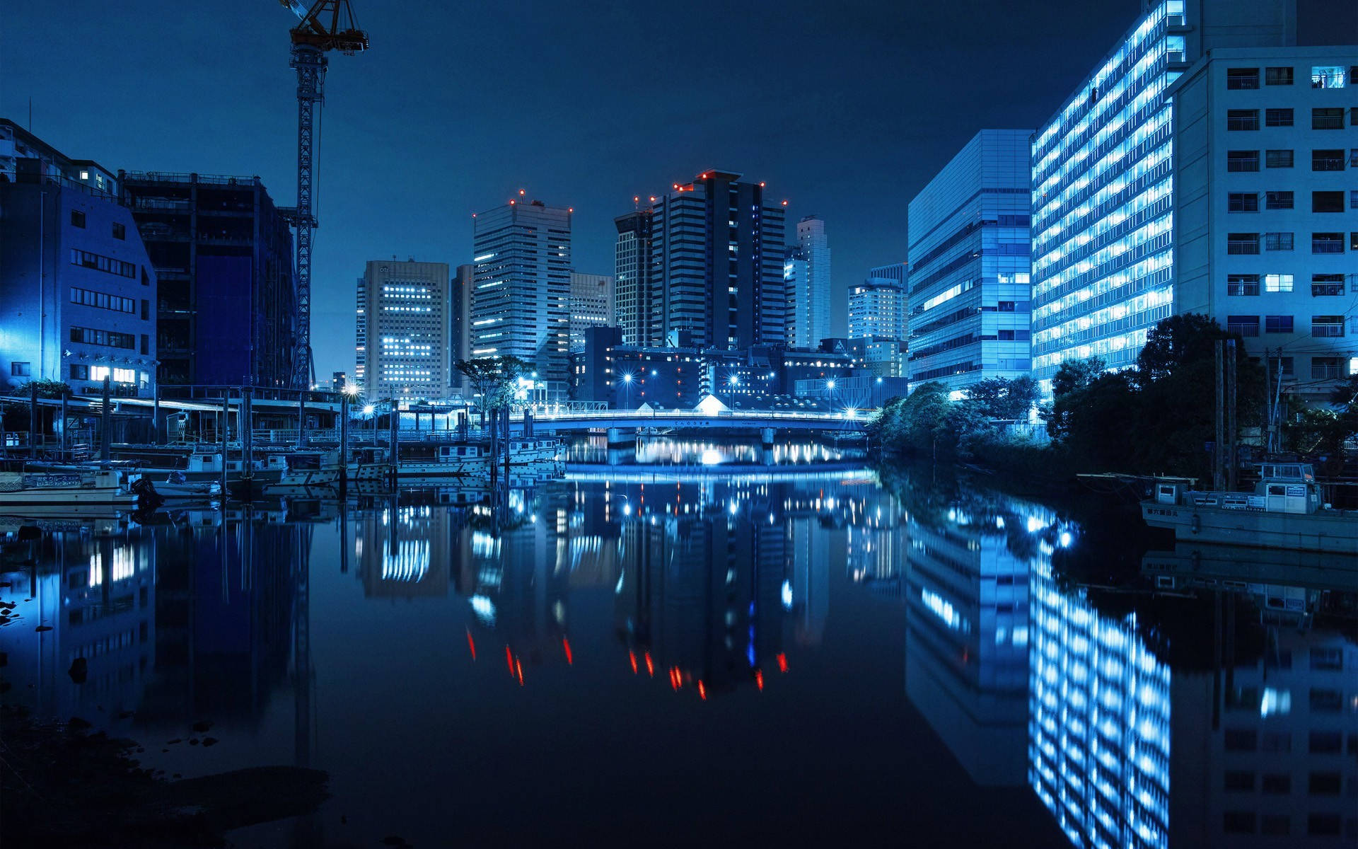 Japan City Nightscape Unique Hd Background