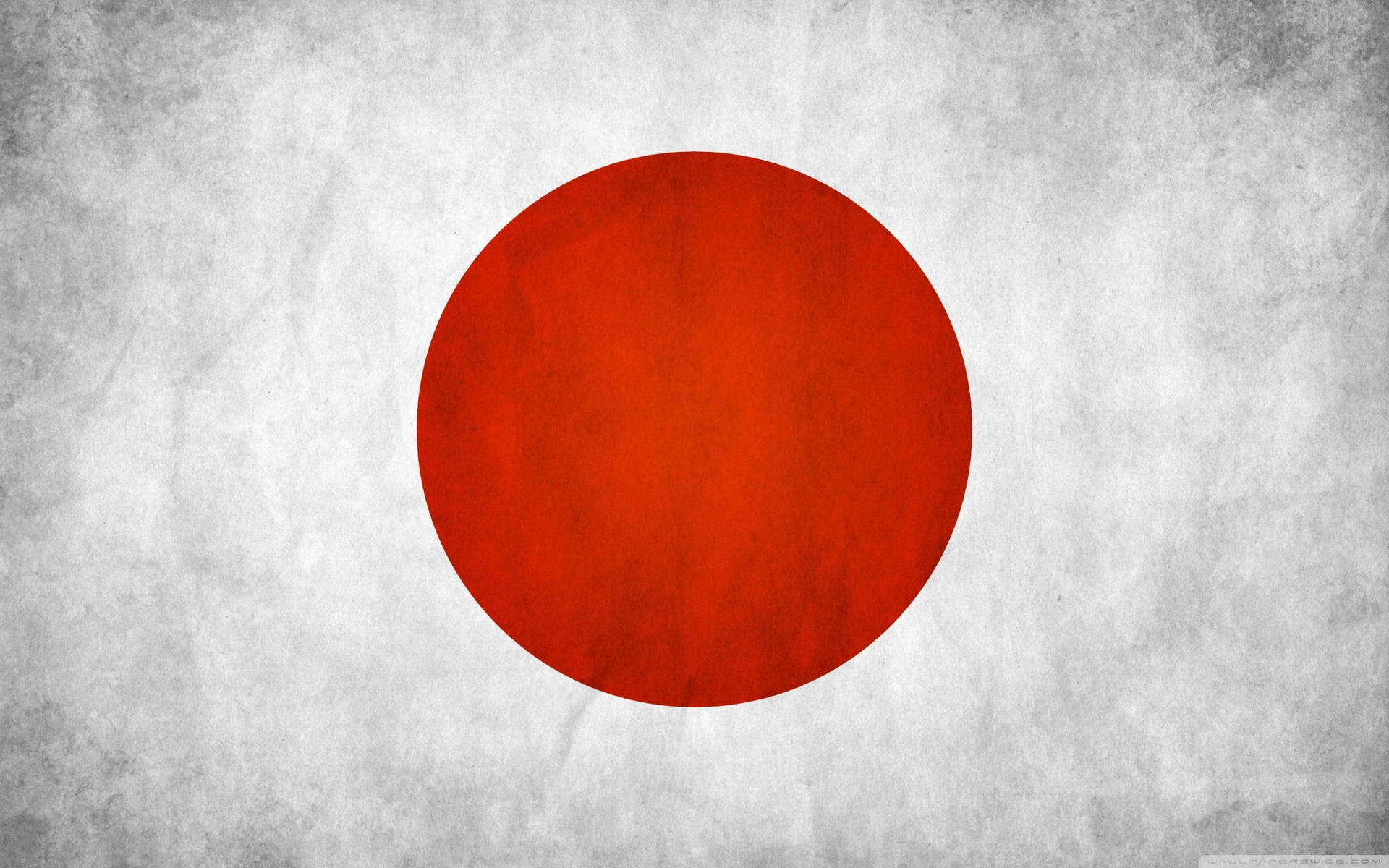 Japan Flag In A Grayish Scene Background