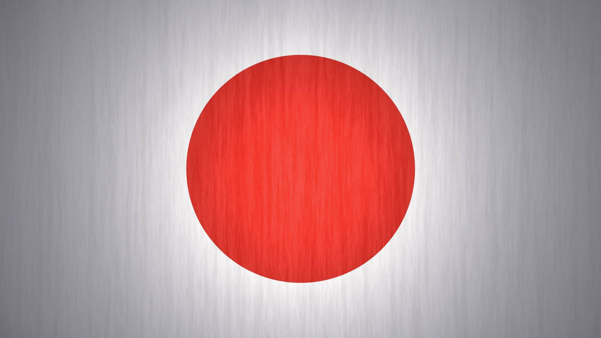 Japan Flag With Brushed Gray Backdrop Background