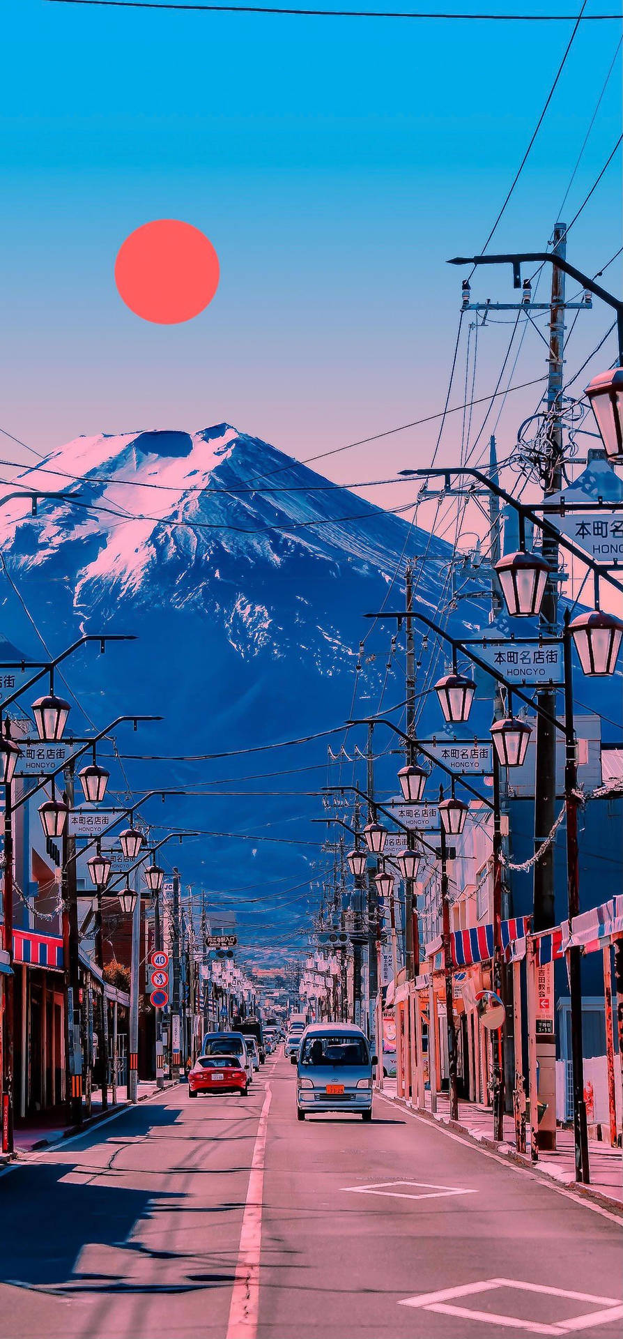 Japan Mt. Fuji Vibes Background