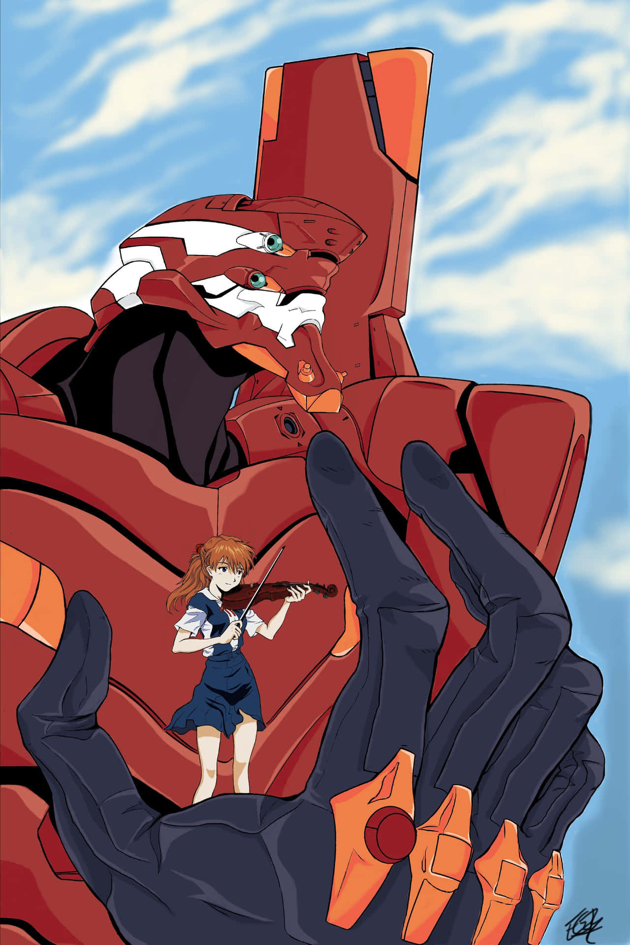 Japan's Evangelion Manga Series Comes To Life Background