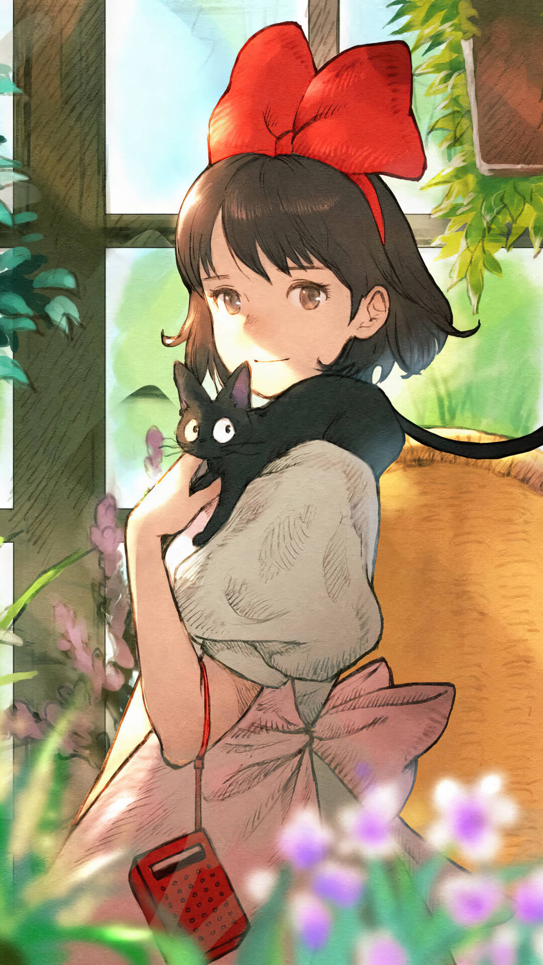 Japanese Aesthetic Iphone Kiki's Delivery Service Background