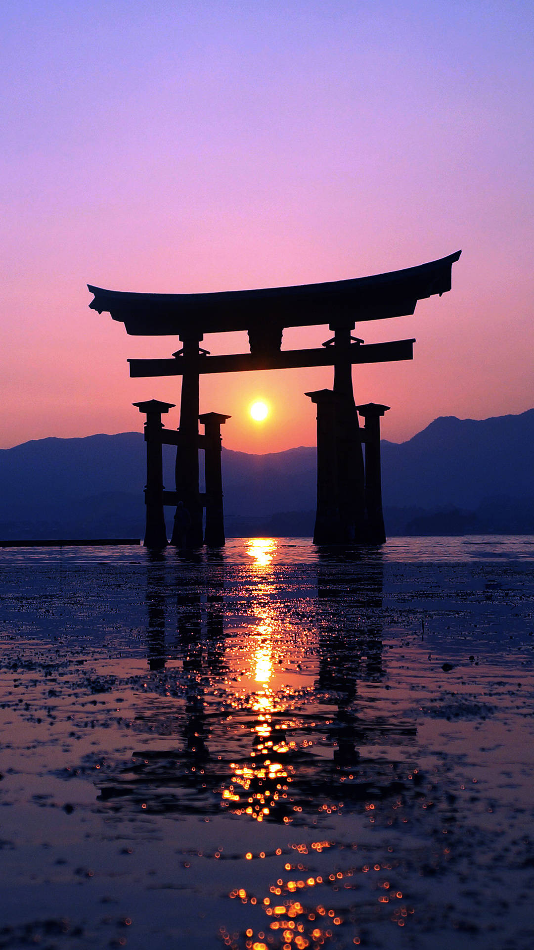 Japanese Aesthetic Iphone Torii Silhouette