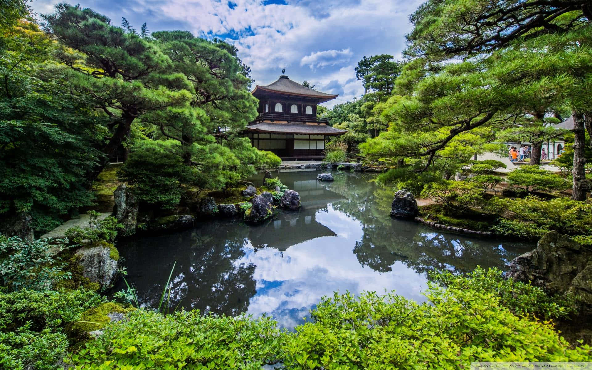 Japanese Garden Desktop Background