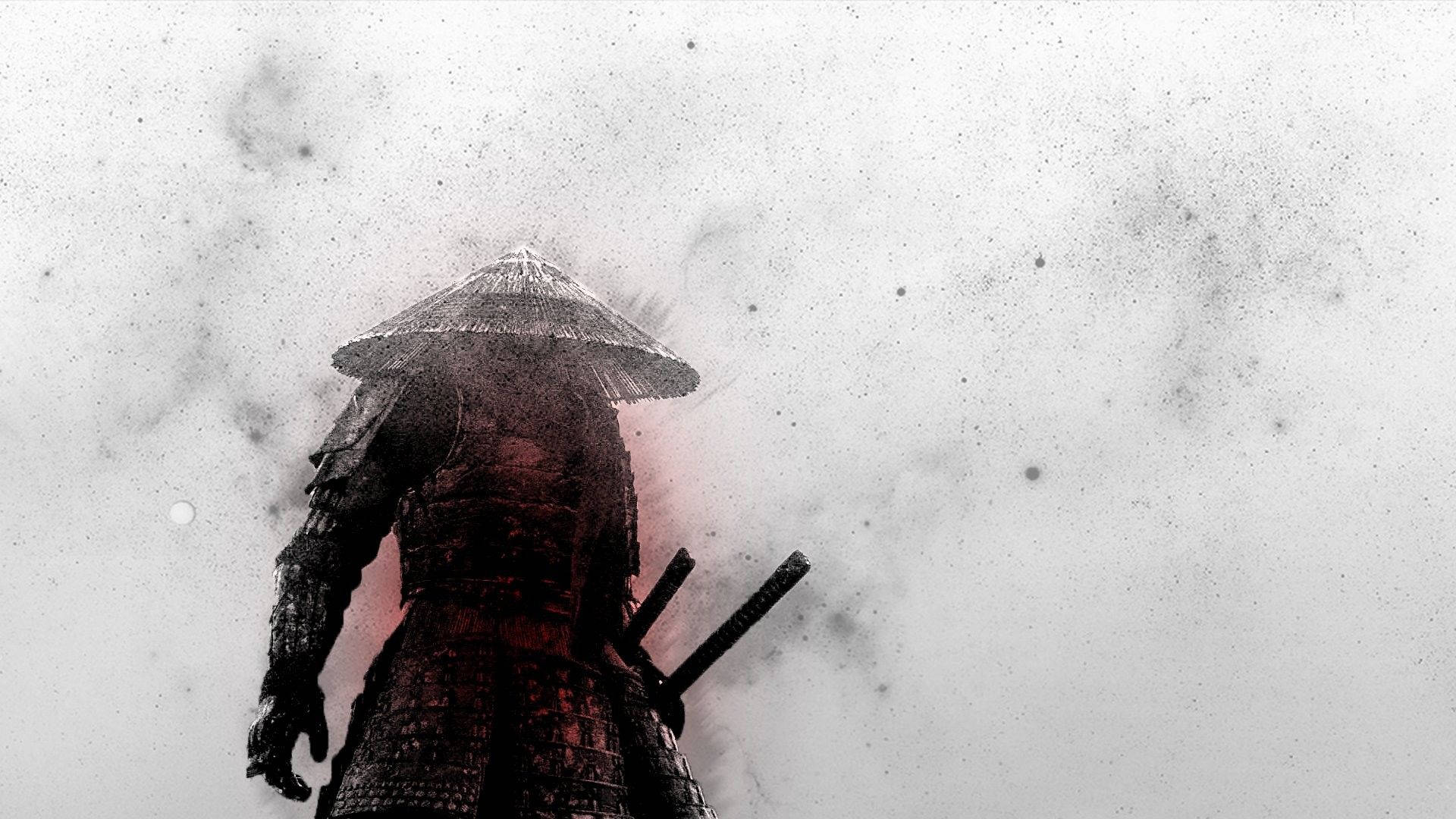 Japanese Samurai Dusty Background
