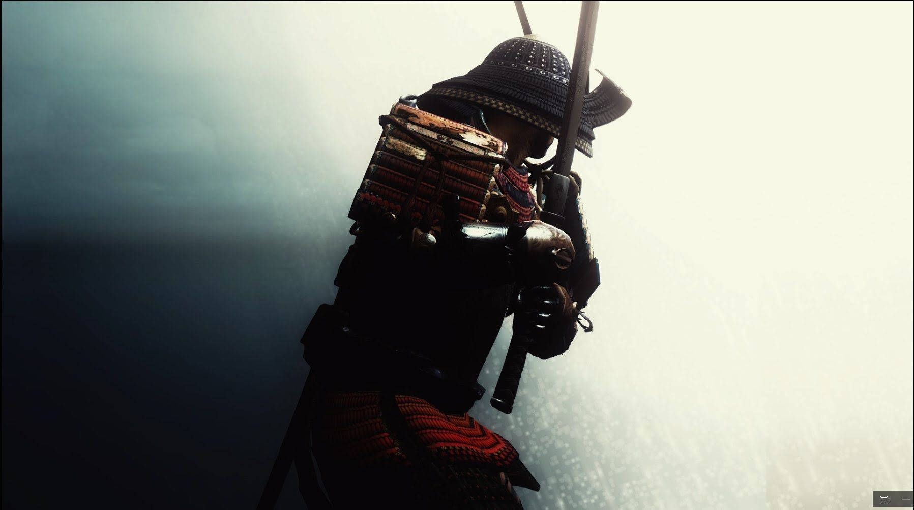 Japanese Samurai Gradient Background Background