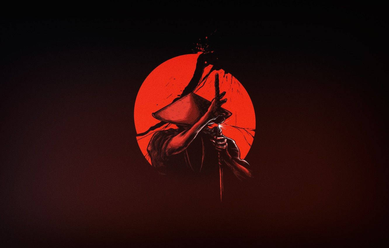 Japanese Samurai Katana Sheath Background