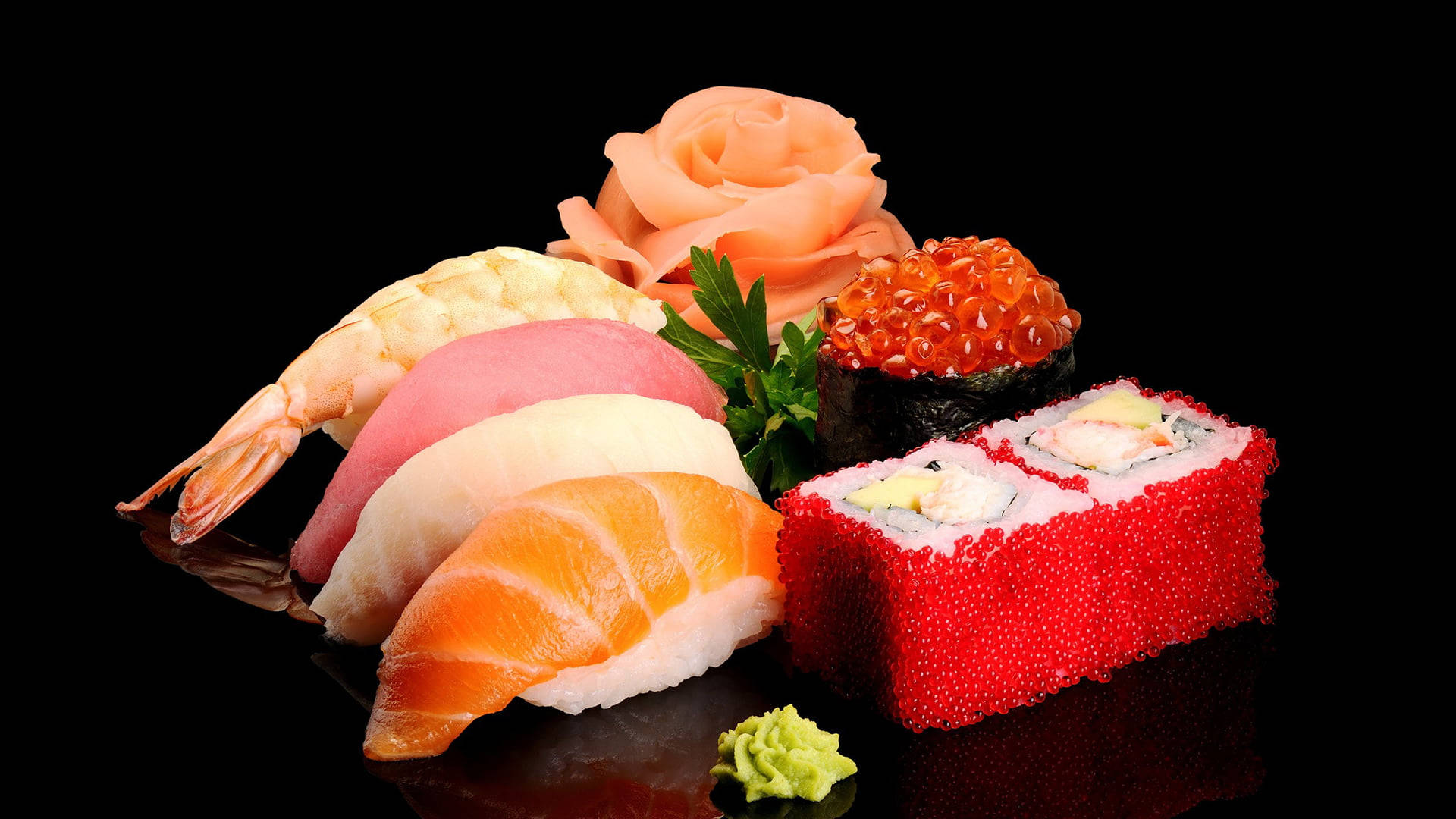 Japanese Sushi Photography Background