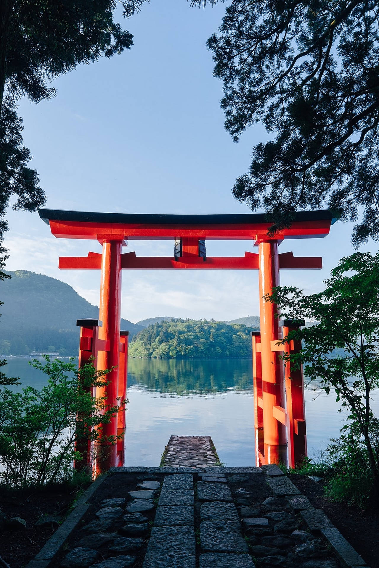 Japanese Torii Gate Background