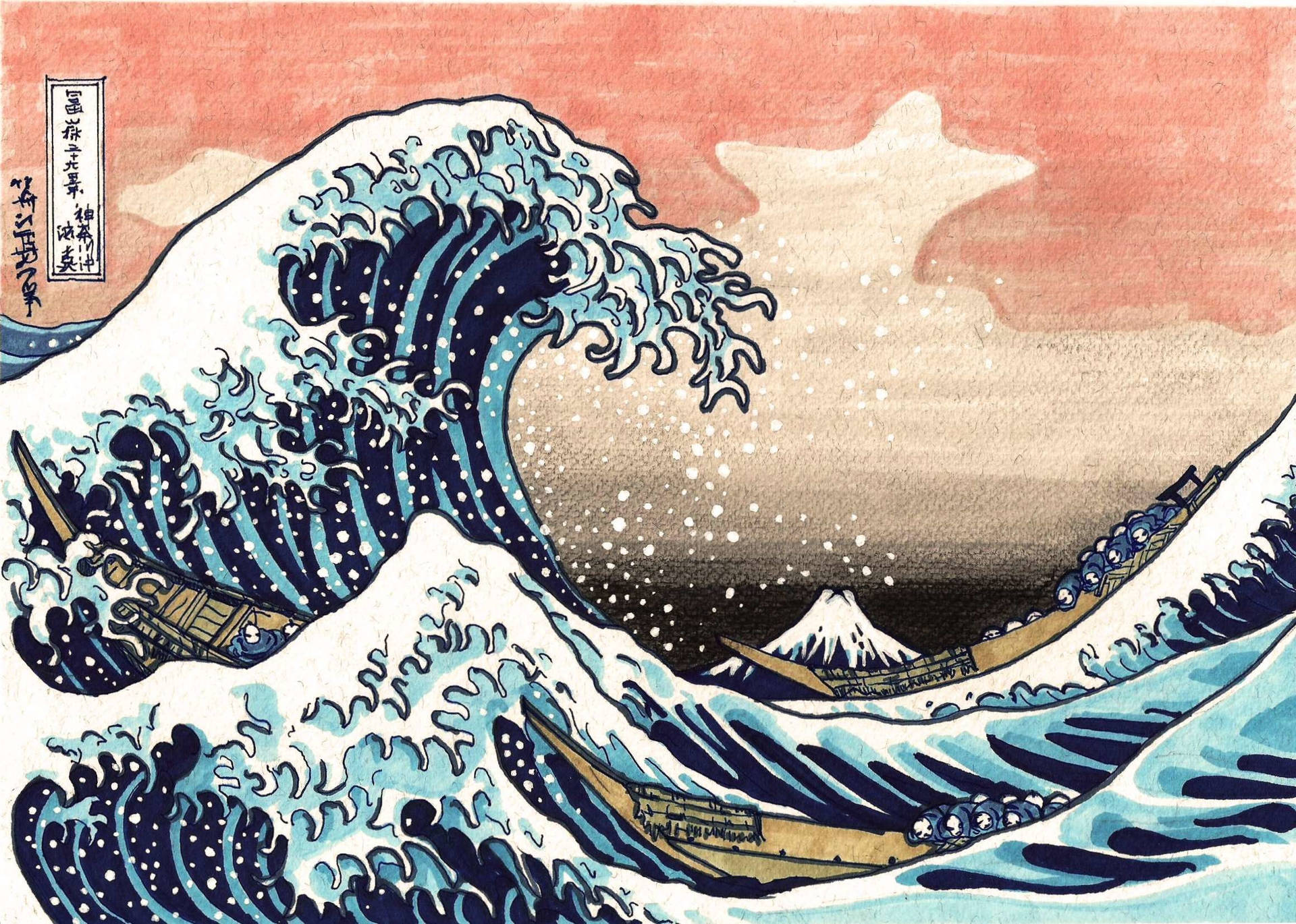 Japanese Waves Canvas Art
