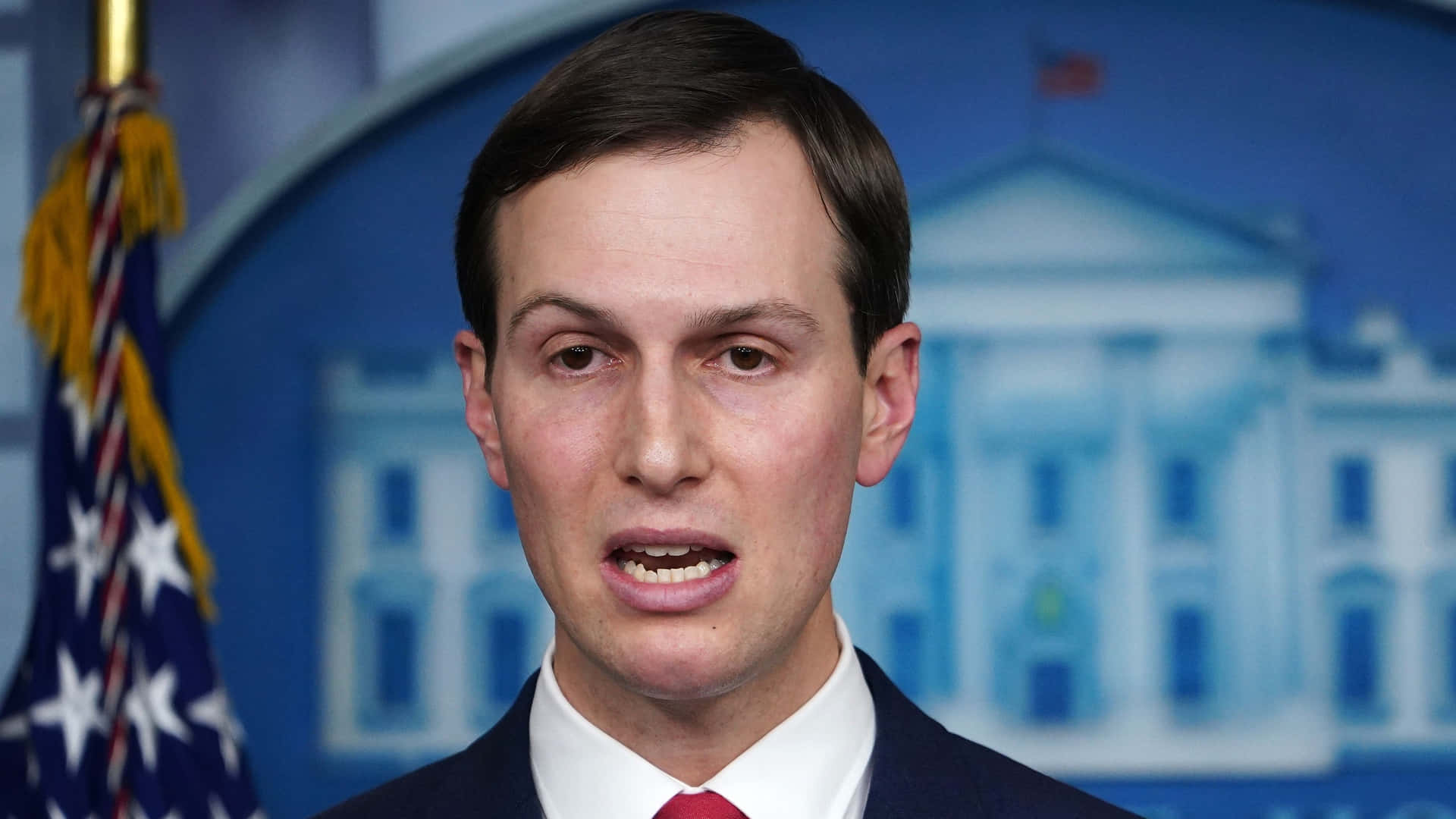 Jared Kushner Speech At White House Background