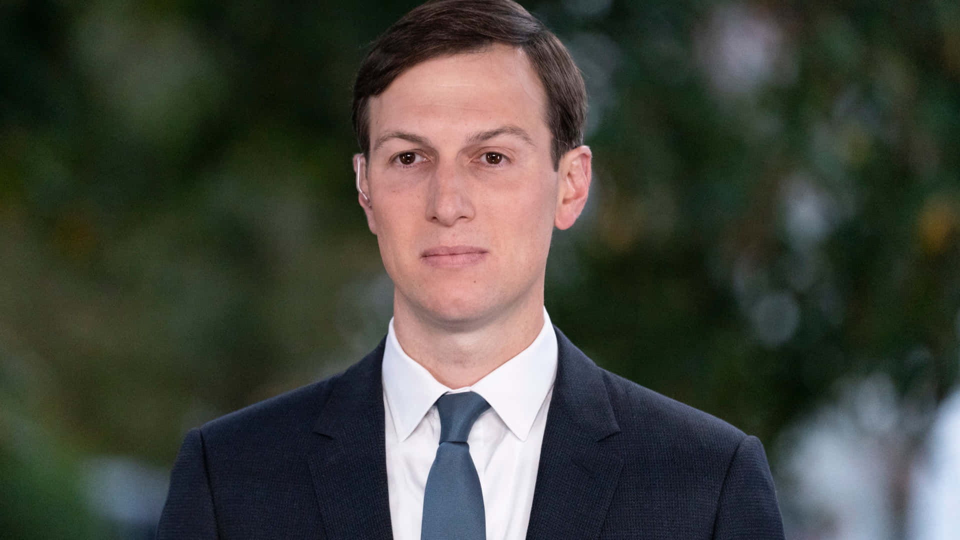 Jared Kushner With A Serious Face Background