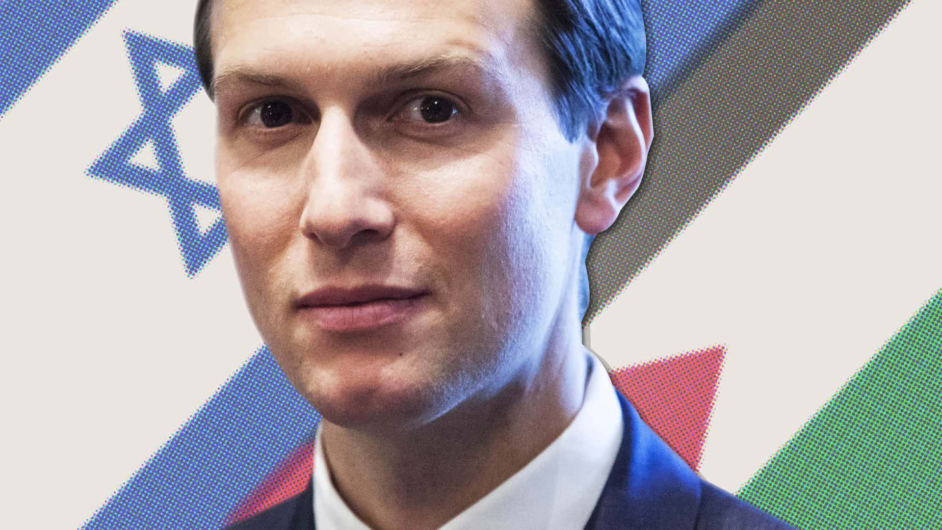 Jared Kushnner Israel Palestine Flags