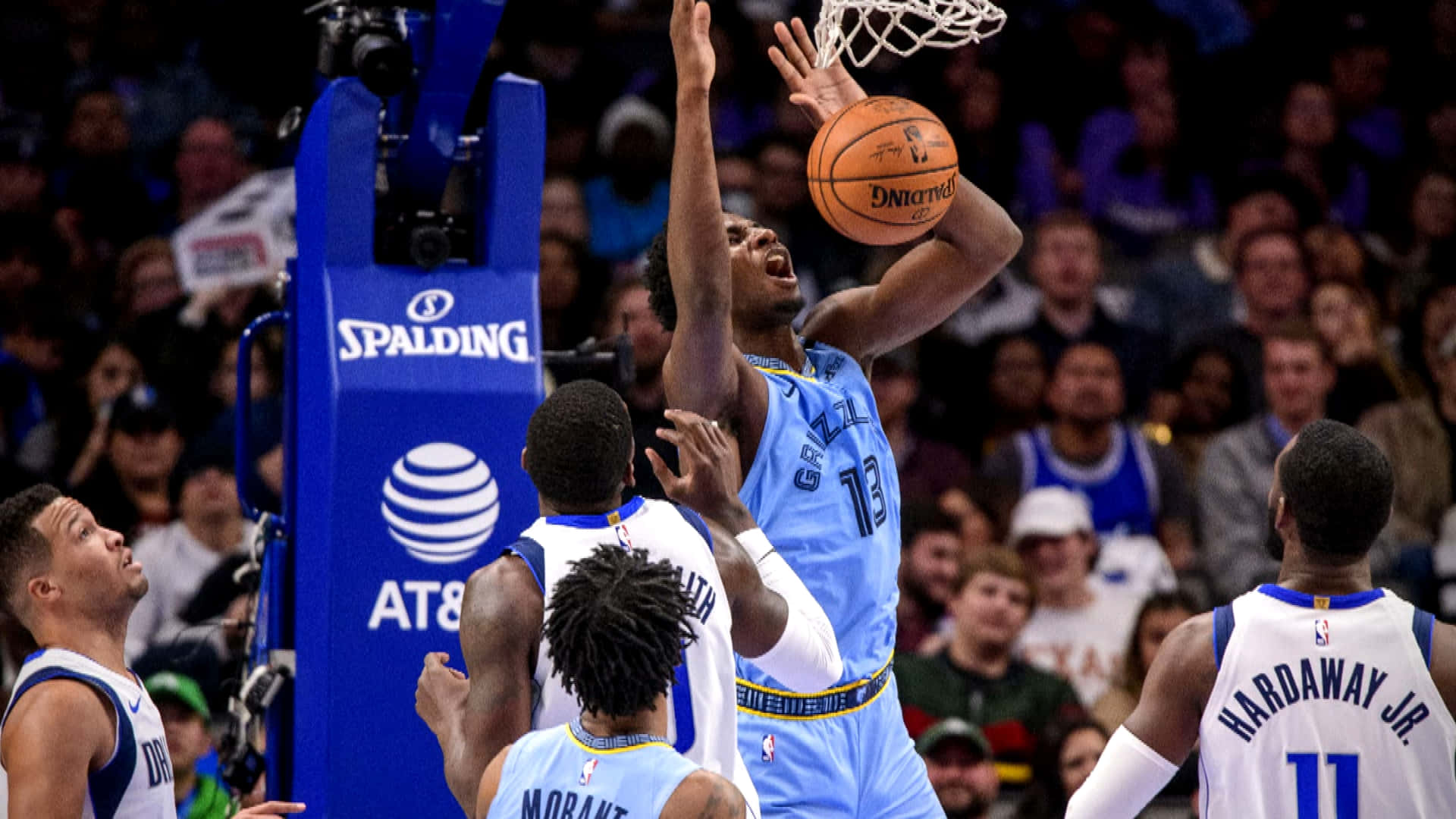 Jaren Jackson Jr. Against Dallas Mavericks Background