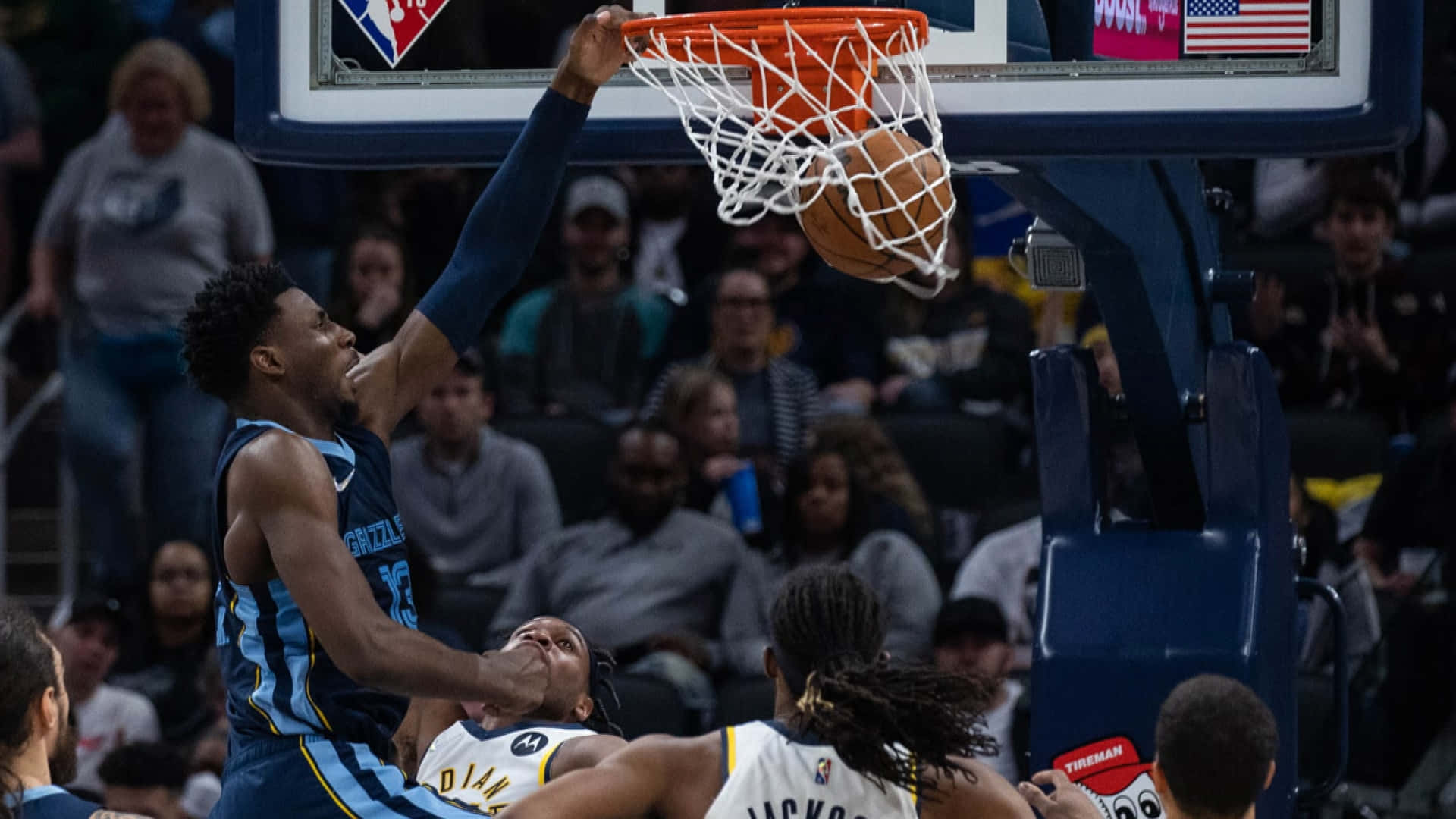 Jaren Jackson Jr. Slam Dunks Background