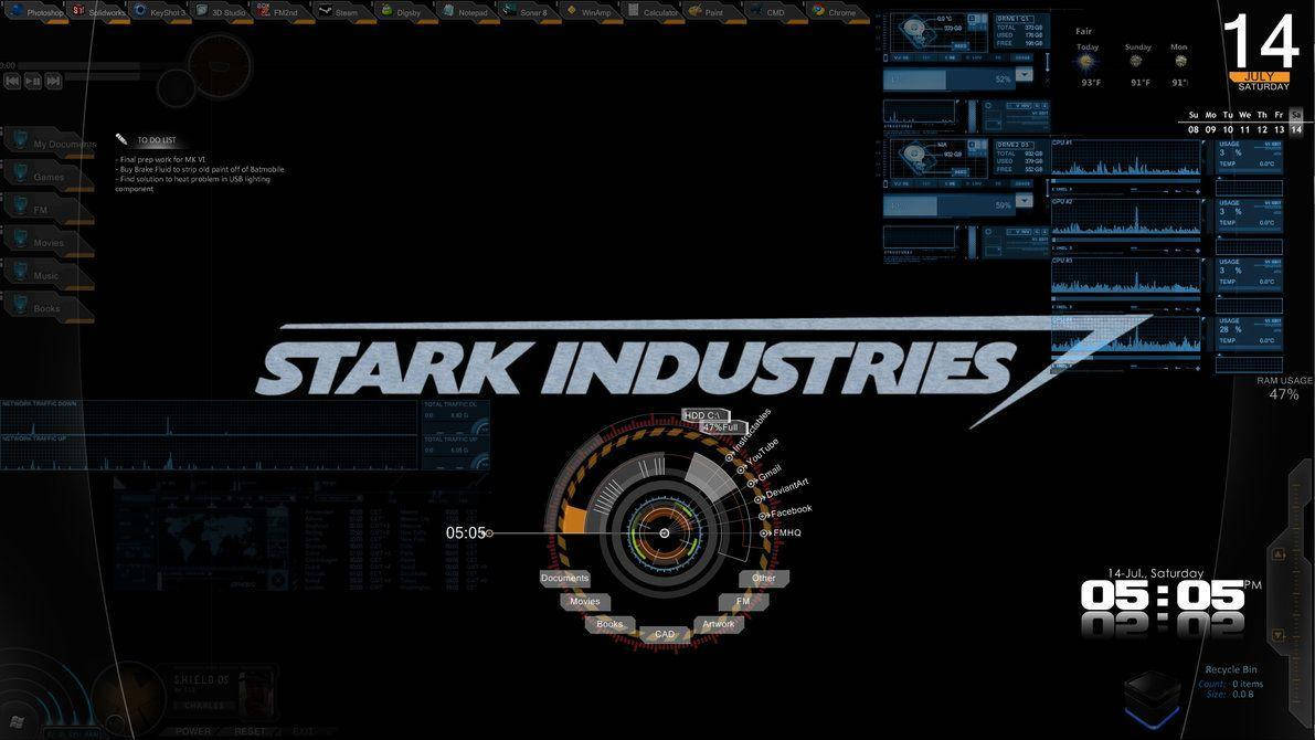 Jarvis 4k Stark Industries Background