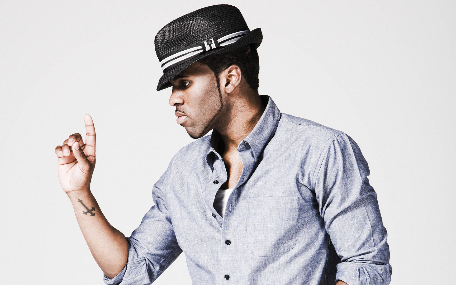 Jason Derulo Fedora Hat Background