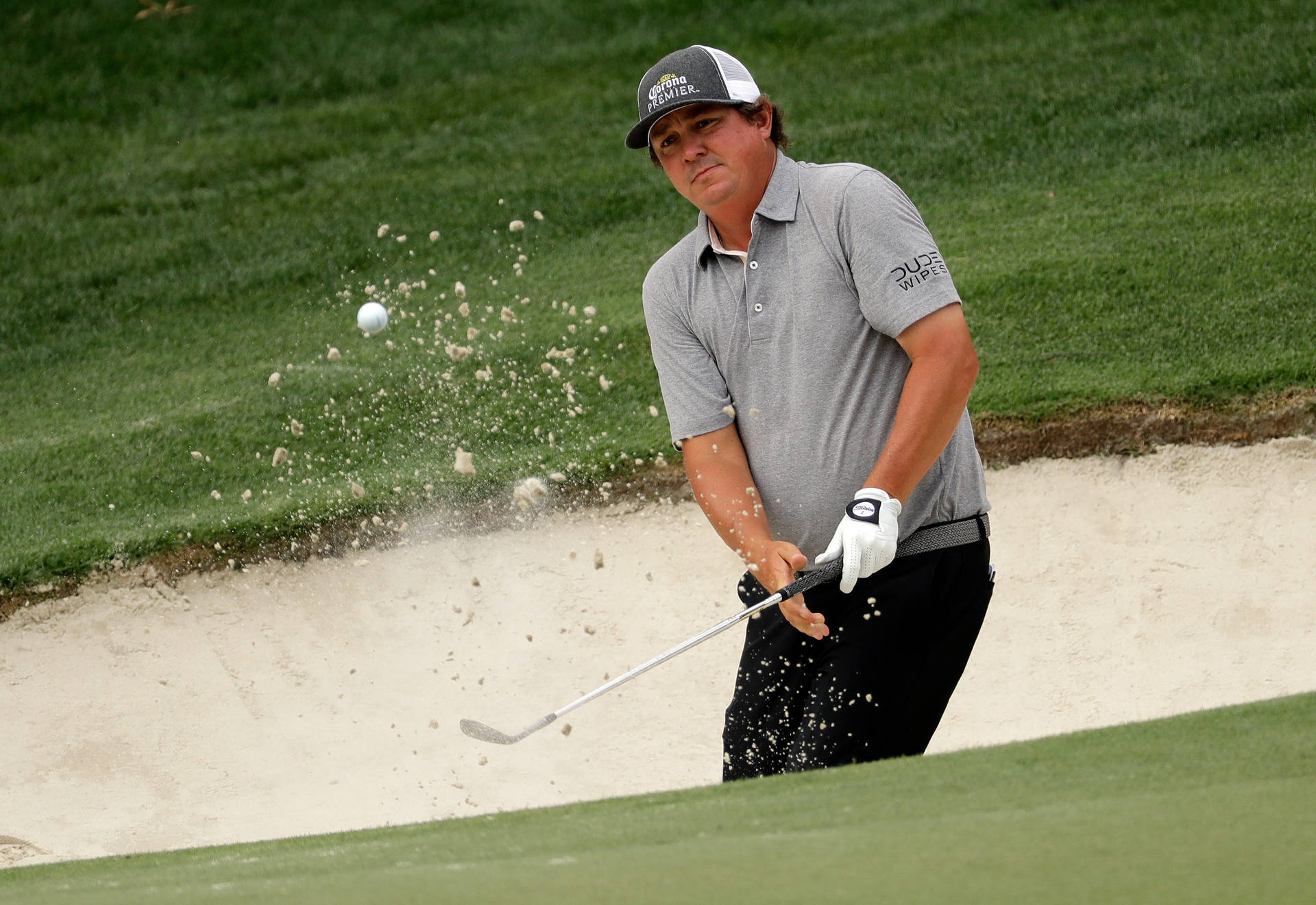 Jason Dufner Hitting A Golf Ball