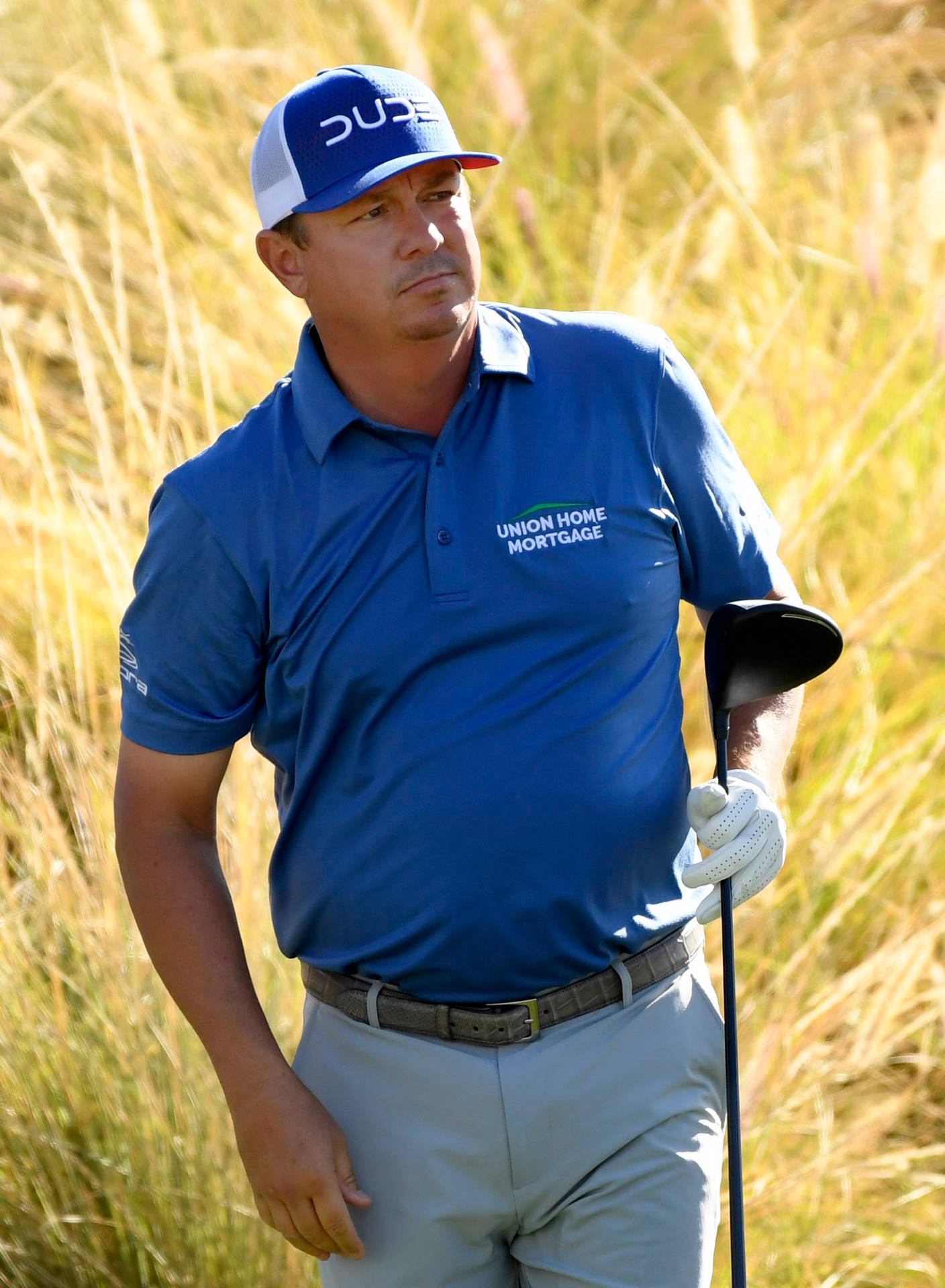 Jason Dufner In A Blue Shirt