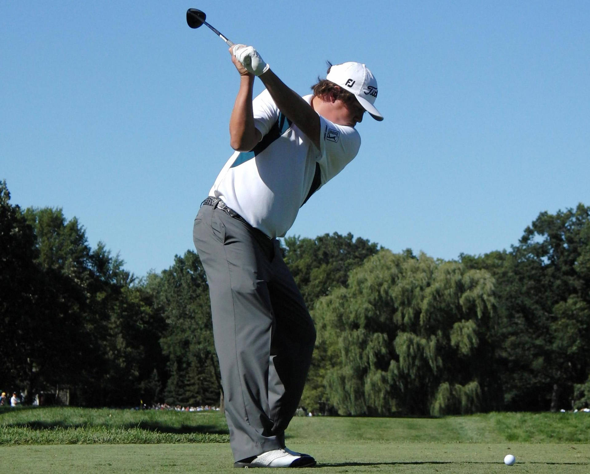 Jason Dufner Ready To Make A Swing Background