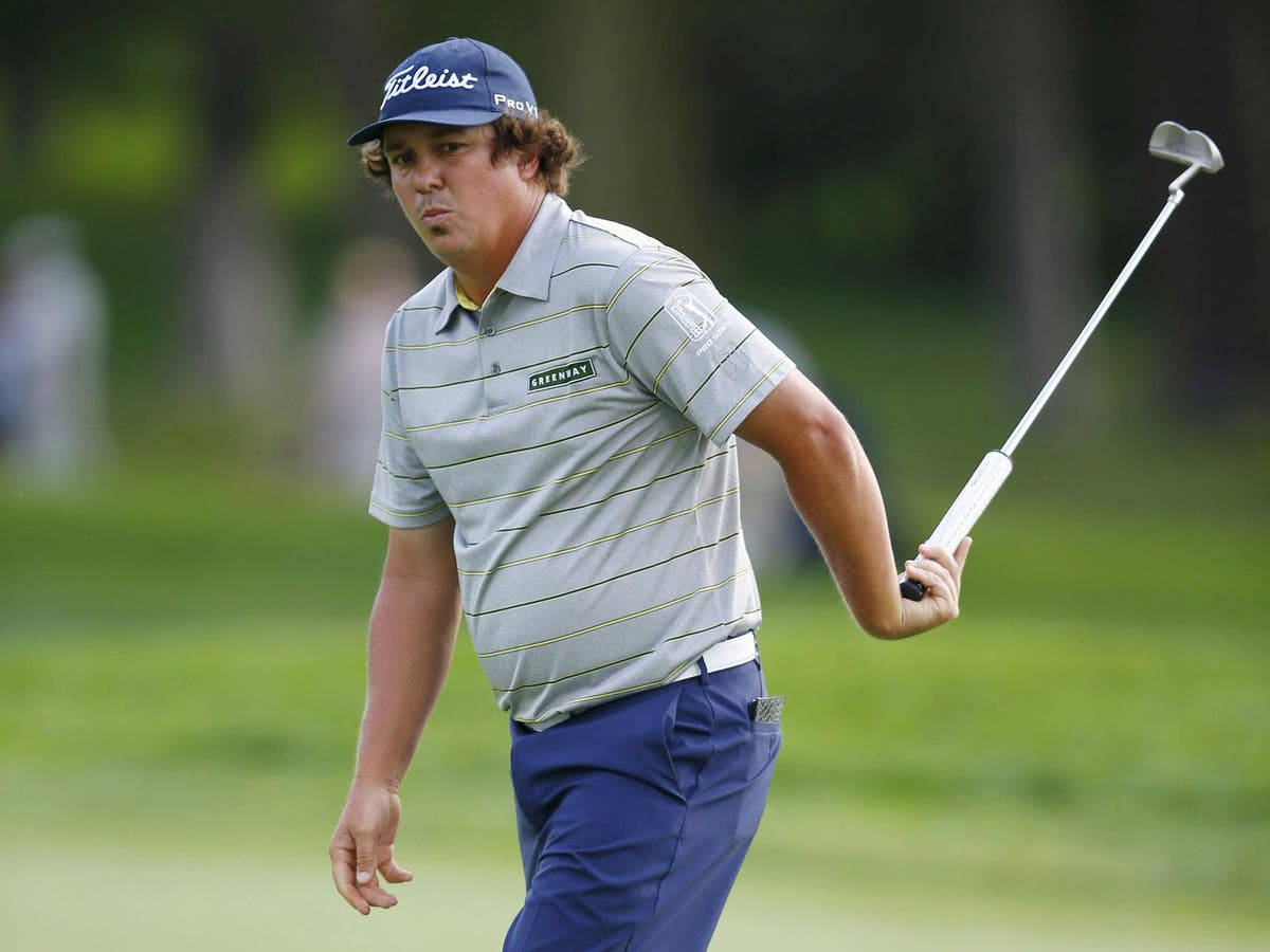 Jason Dufner Swaying His Golf Club Background