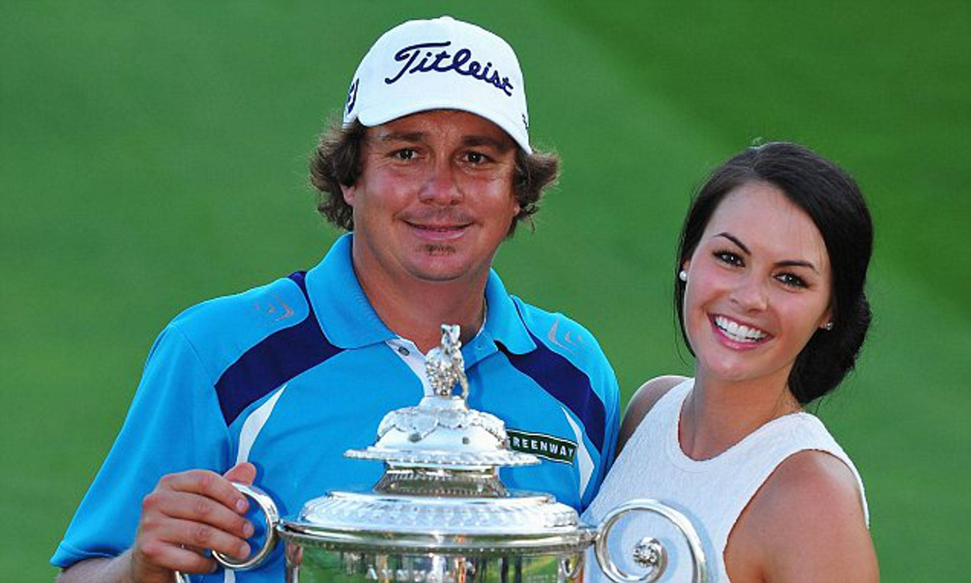 Jason Dufner With Wife Background