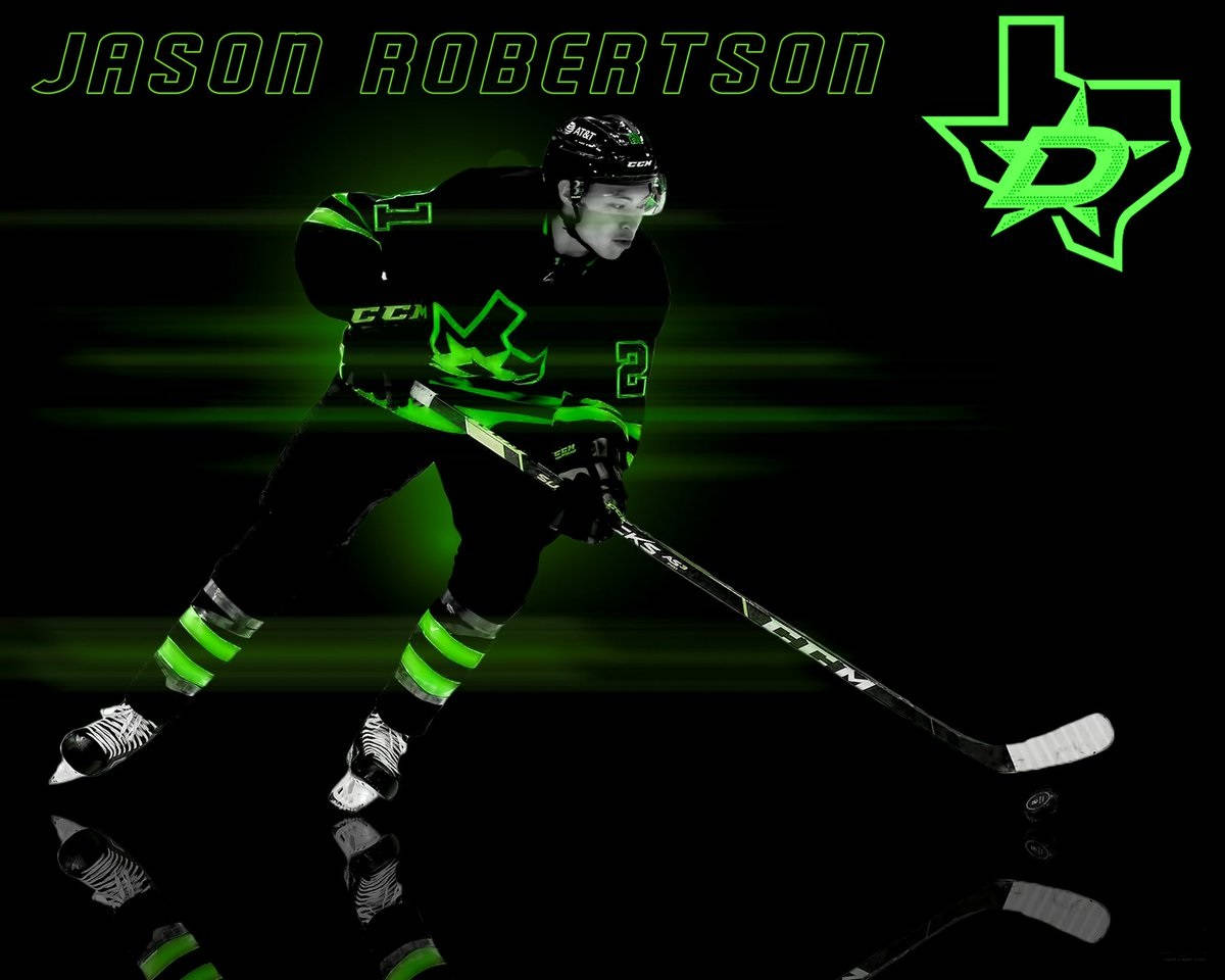 Jason Robertson Dallas Stars Player Poster Background