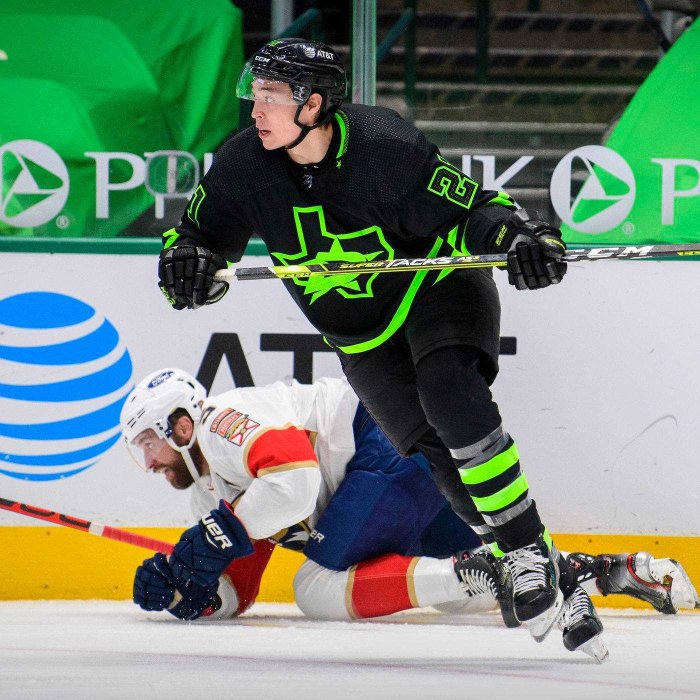 Jason Robertson Dallas Stars Vs. New York Islanders Background