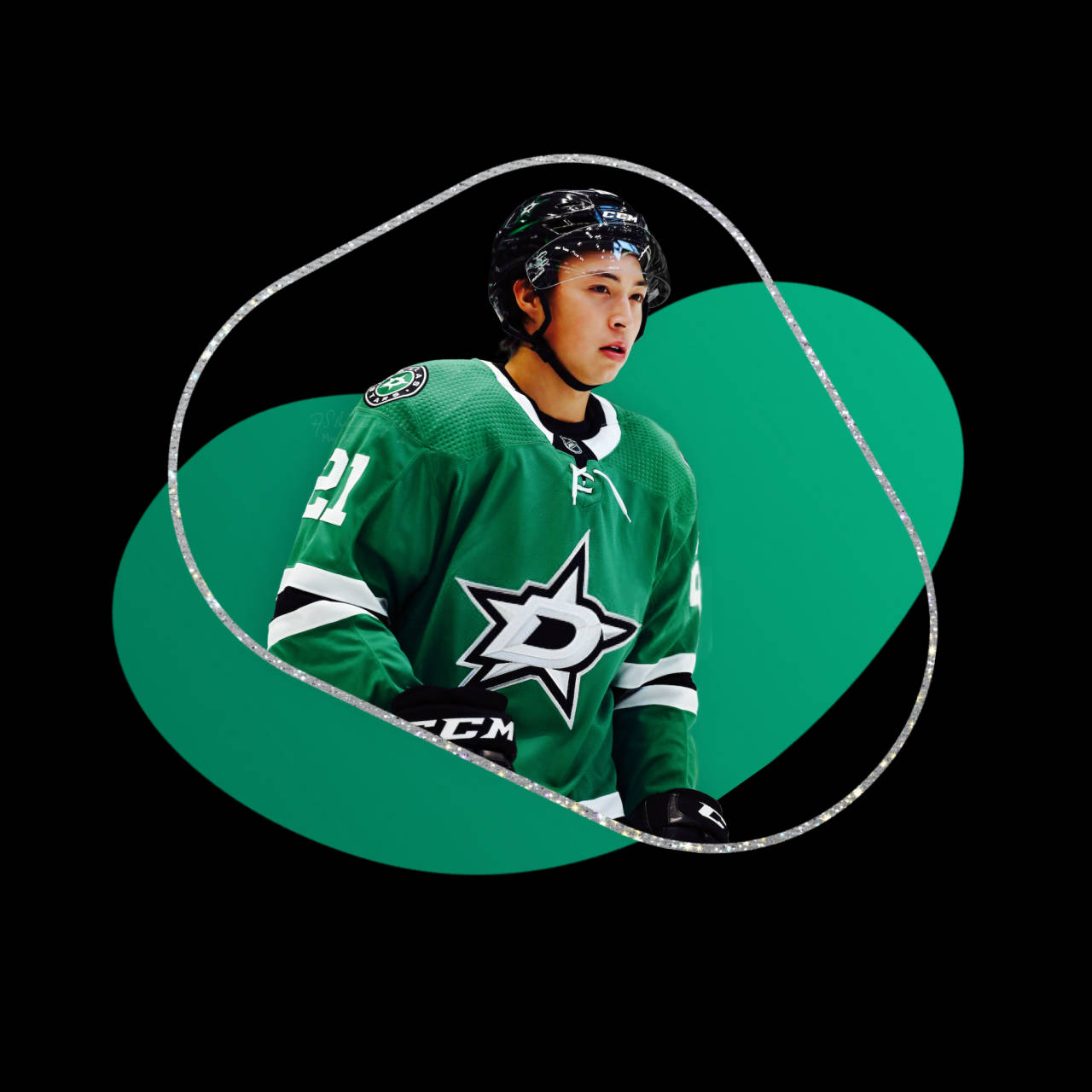 Jason Robertson Minimalist Green Vector Art Background